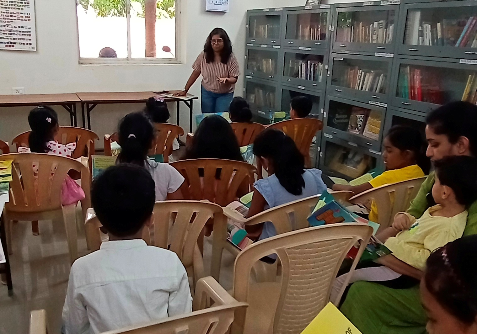 Storytelling Workshops in Mogappair and Annanagar Schools